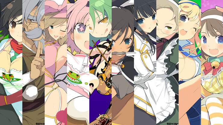 Senran Kagura Bon Appetit! Sweets PS Vita Wallpapers