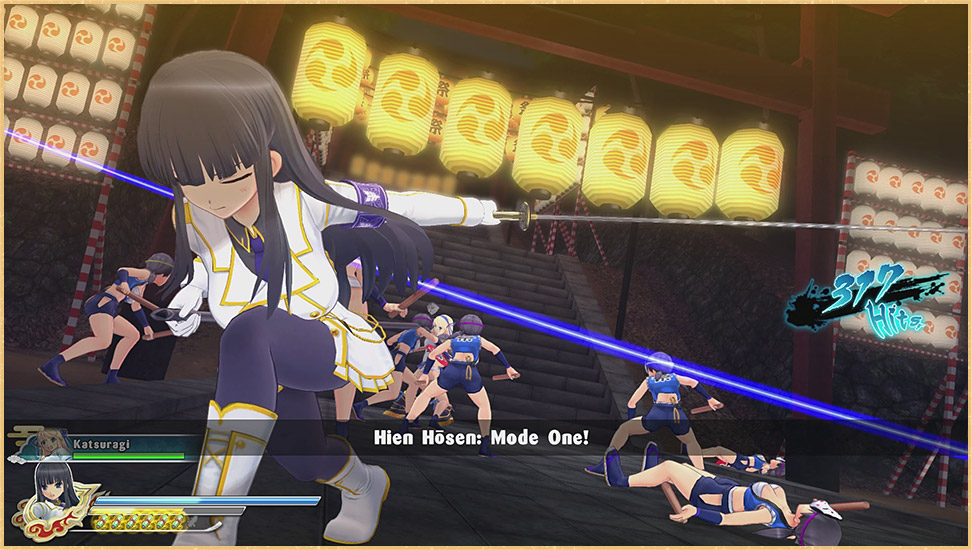 Senran Kagura Burst Re:Newal short gameplay videos, game flow